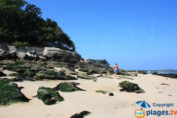 Rochers sur la plage des Souzeaux - Noirmoutier