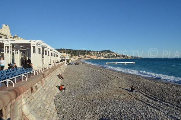 Vista del centro storico dalla spiaggia Sporting