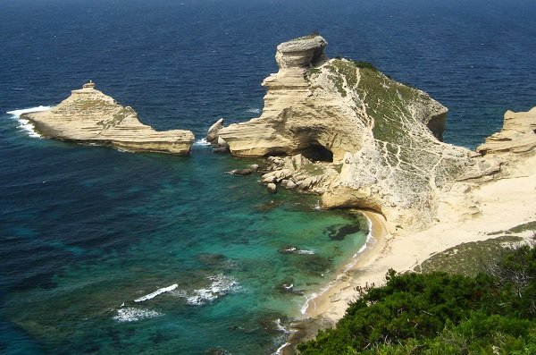 Photo de la plage de St Antoine à Bonifacio