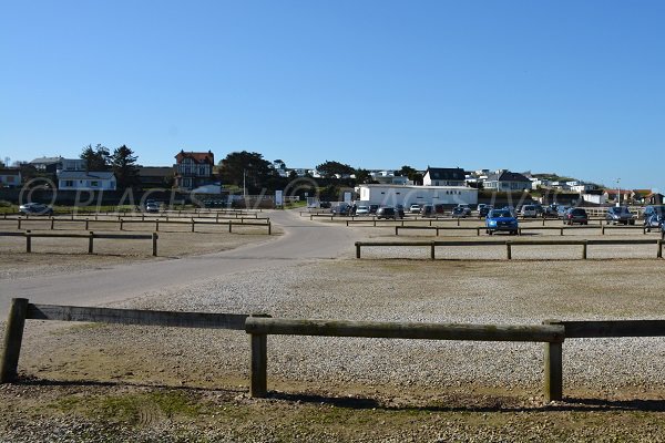 Parking de la plage de St Aubin