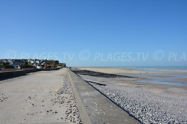 Photo de la plage de Saint Aubin sur Mer (Normandie - 76)