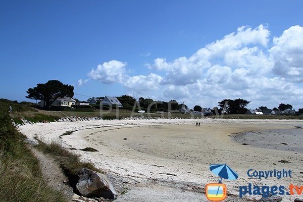 plage de Saint Cava à Plouguerneau