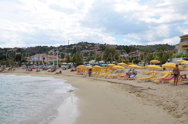 Plage privée de St Clair au Lavandou