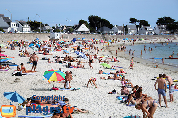 Plage surveillée à Carnac