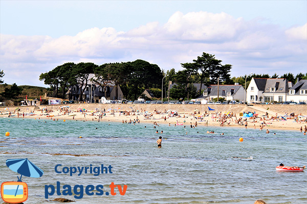 Environnement de la plage de Saint Colomban à Carnac