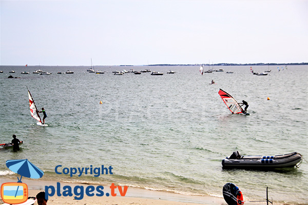 Plage pour les sports nautiques à Carnac