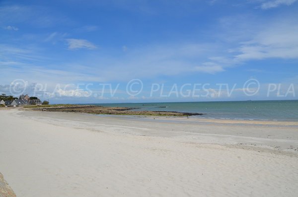 Sable sur la plage de St Colomban à Carnac