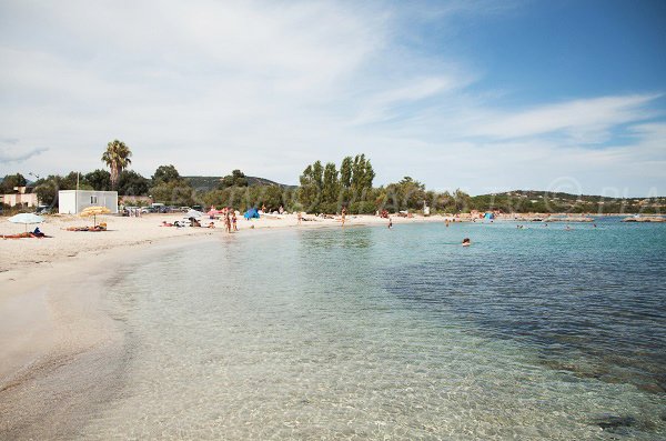 Foto della spiaggia Sud di Saint Cyprien in Corsica