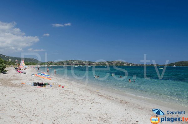 Spiaggia selvaggia di Saint Cyprien in Corsica