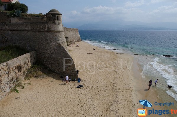 Beach of the Citadel of Ajaccio