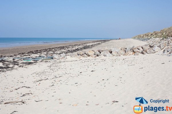 Photo de la plage nord de St Germain sur Ay