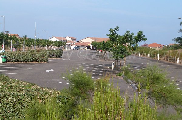 Free parking of Saint-Girons-Plage