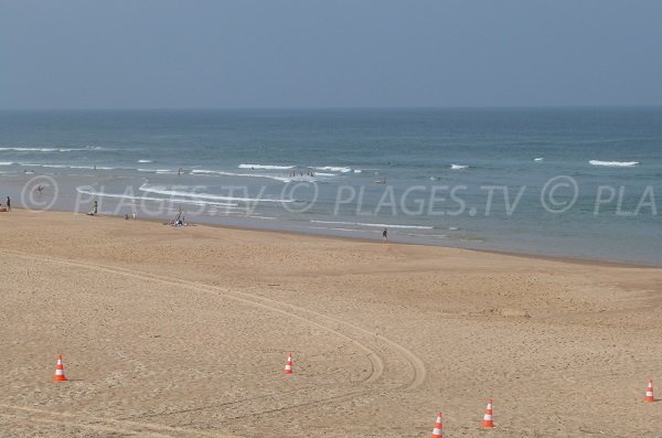 Plage de St Girons dans les Landes