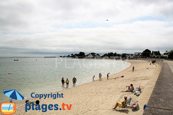 Plage de St guérin à Damgan en Bretagne sud