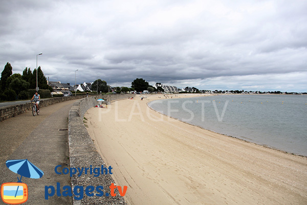 Promenade le long de la plage de St Guérin - Damgan