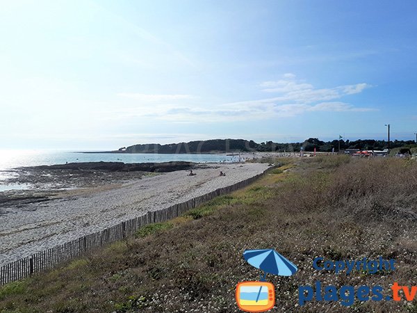 Côté gauche de la plage de Saint-Jacques - Sarzeau