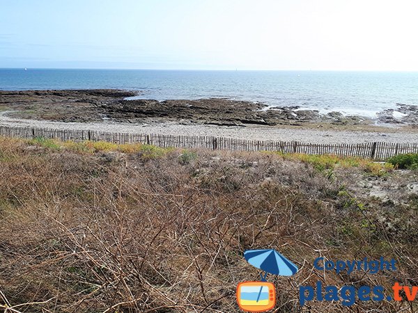 Rochers sur la plage de St Jacques de Sarzeau