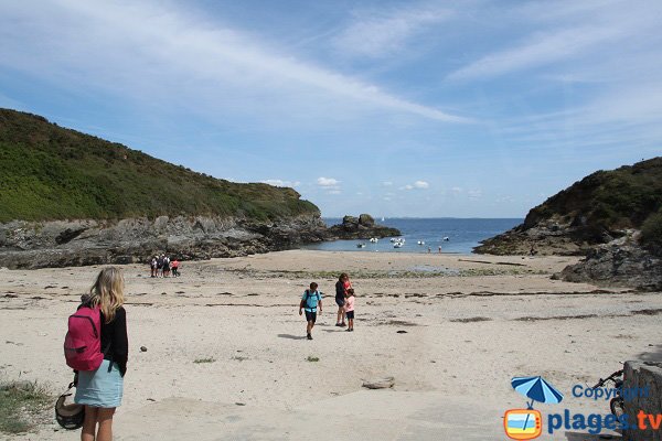 Photo de la plage de Saint Jean à Belle Ile en Mer - Le Palais