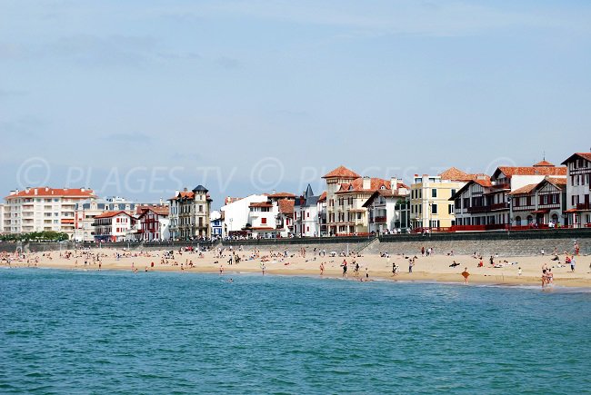 La Grande Plage, nel centro di St Jean de Luz