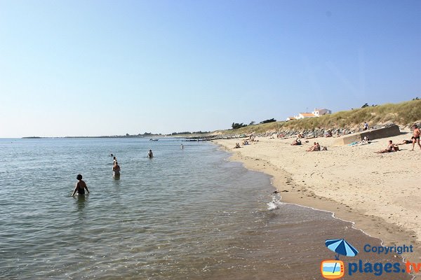 Plage à proximité du Port de Morin à l'Epine - Noirmoutier