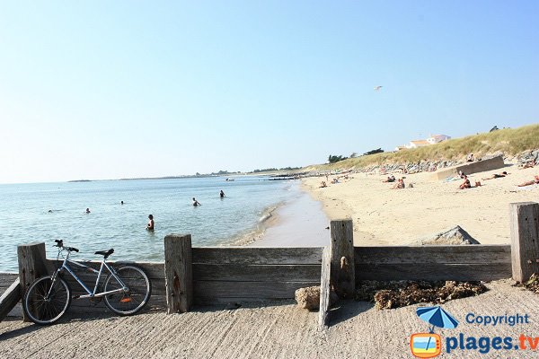 Foto della spiaggia di St Jean a Noirmoutier (l'Epine)