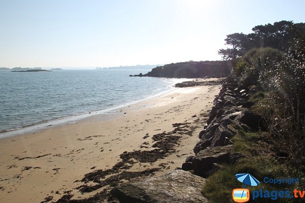 Photo de la plage de St Jean à St Pol de Léon