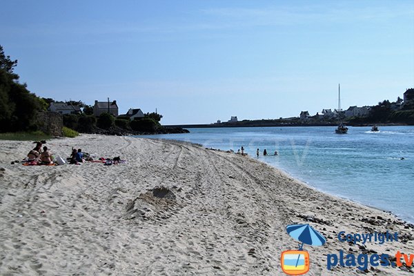 Plage de Saint Julien à Plouhinec dans le Finistère