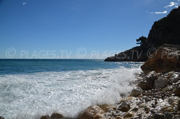 Galets sur la plage de St Laurent d'Eze