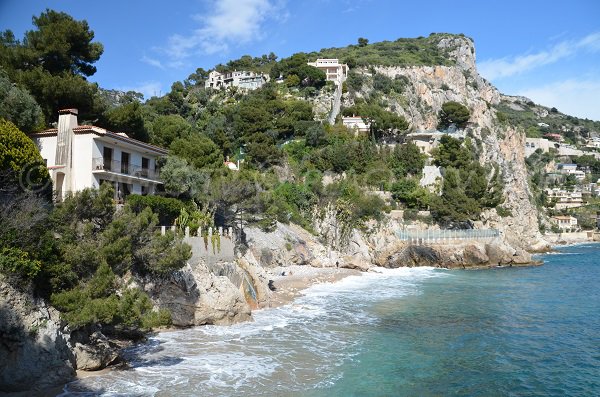 Photo of St Laurent beach in Eze in France