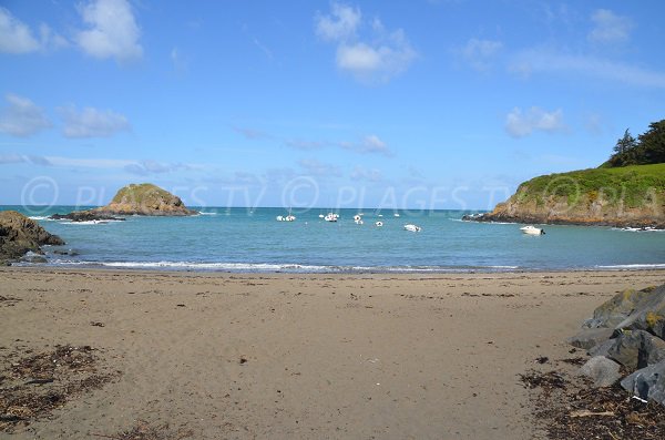 Plage de Saint Marc à Tréveneuc dans les Côtes d'Armor