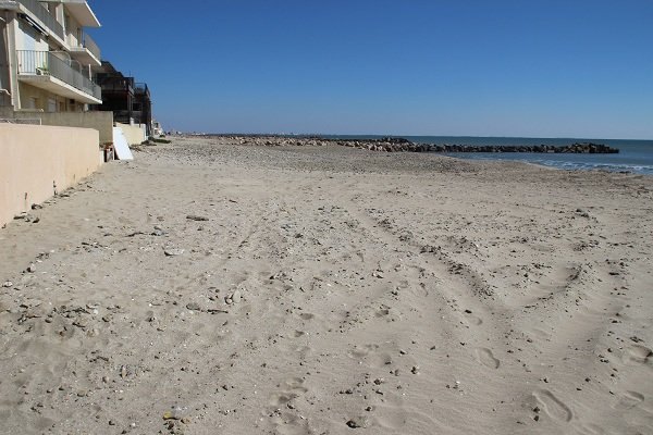 St Maurice beach in Palavas les Flots in France