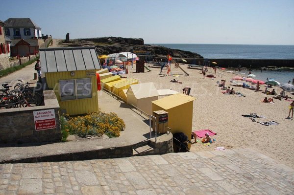 Photo de la plage de St Michel au port de Batz sur Mer