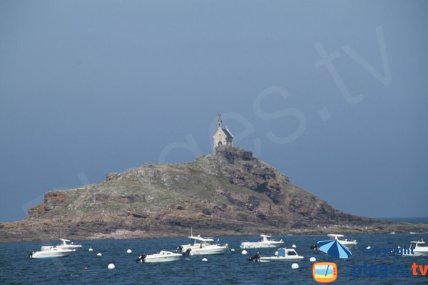 Ilot di Saint Michel a Erquy in Bretagna