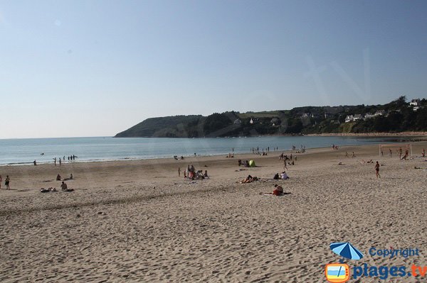 Beg ar Forn depuis la plage de la Lieu de St Michel