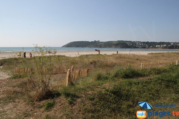 Bord de la plage de St Michel - côté nord