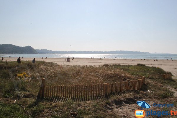 Bord de la plage de St Michel - côté sud