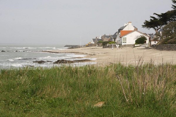 St Michel beach in Piriac sur Mer in France