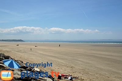 Plage de St Nic en Bretagne