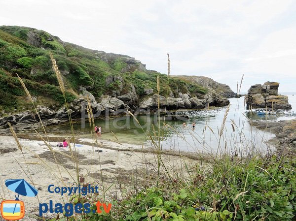 Photo de la plage de Port Saint Nicolas sur l'ile de Groix