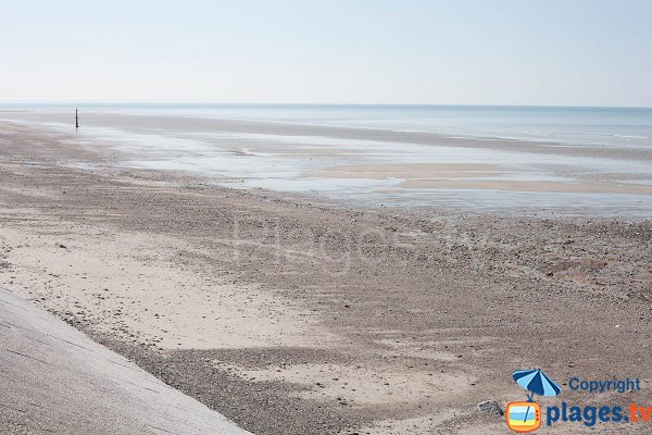 Saint Pair sur Mer beach at low tide