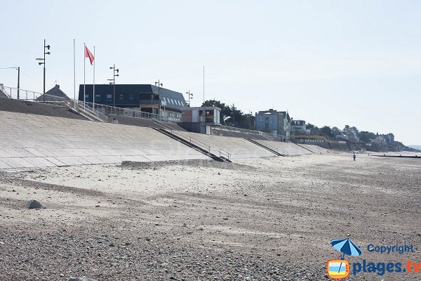 Seaside front of St Pair sur Mer