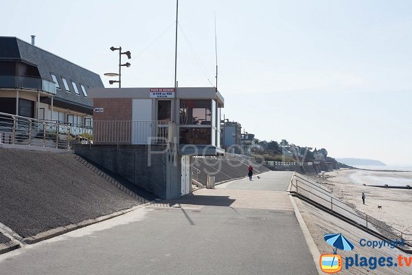 lifeguard station of Saint Pair sur Mer beach