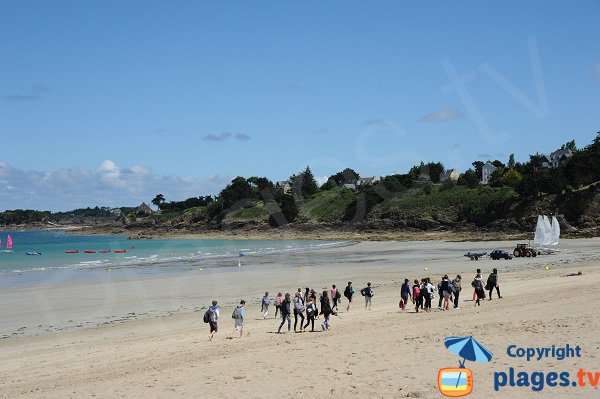 Partie Est de la plage de Lancieux