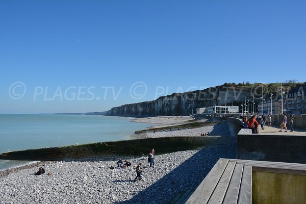 Beach in St Valery en Caux (Normandy)