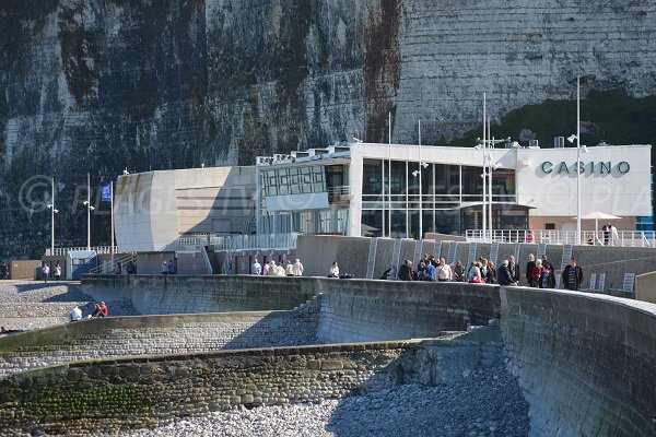 Plage à côté du casino de St Valery en Caux