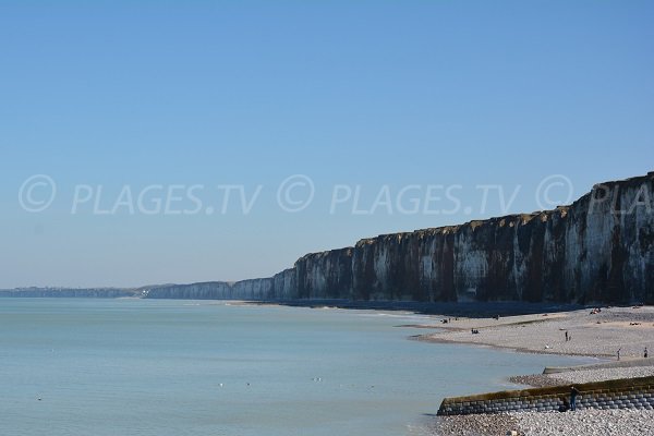 Photo de la plage de St Valery en Caux - Normandie