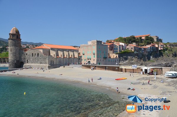 Plage privée Saint-Vincent de Collioure