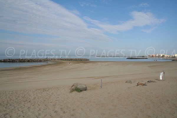 Foto della spiaggia di sabbia Saint Vincent a Agde