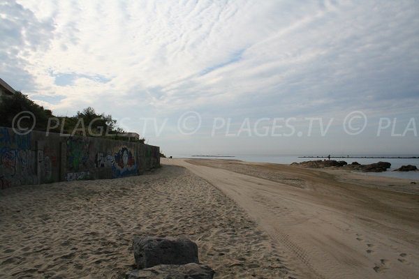 Saint Vincent beach towards Cap d'Agde