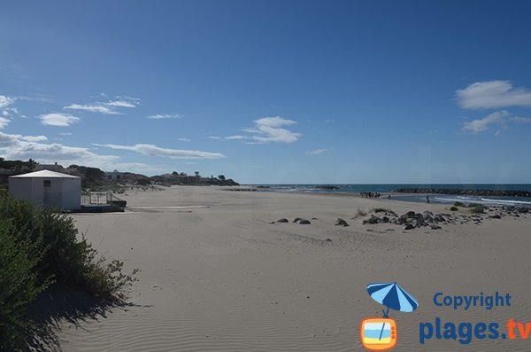 Photo de la plage de Saint Vincent au Grau d'Agde